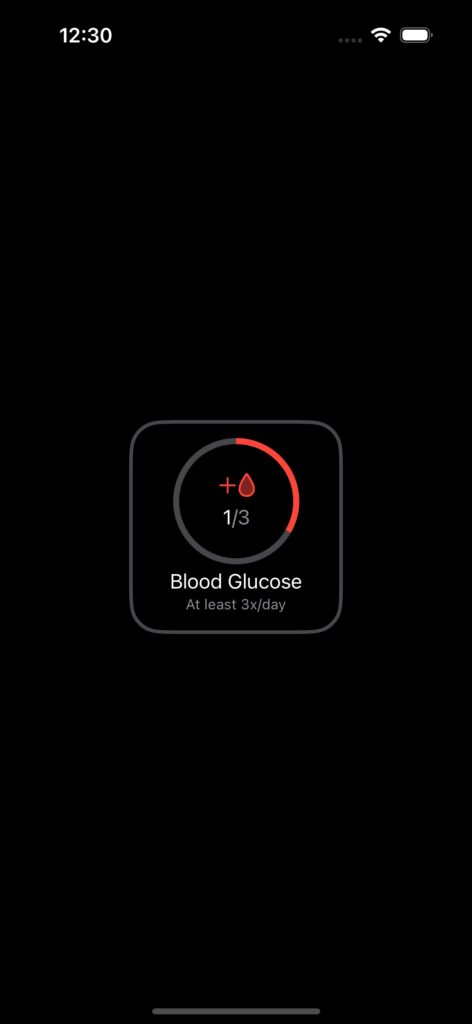 Biomarker View screenshot dark view