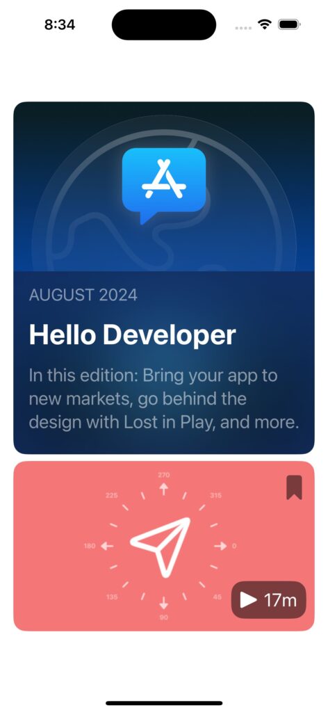 light mode screenshot of FeaturePost app
